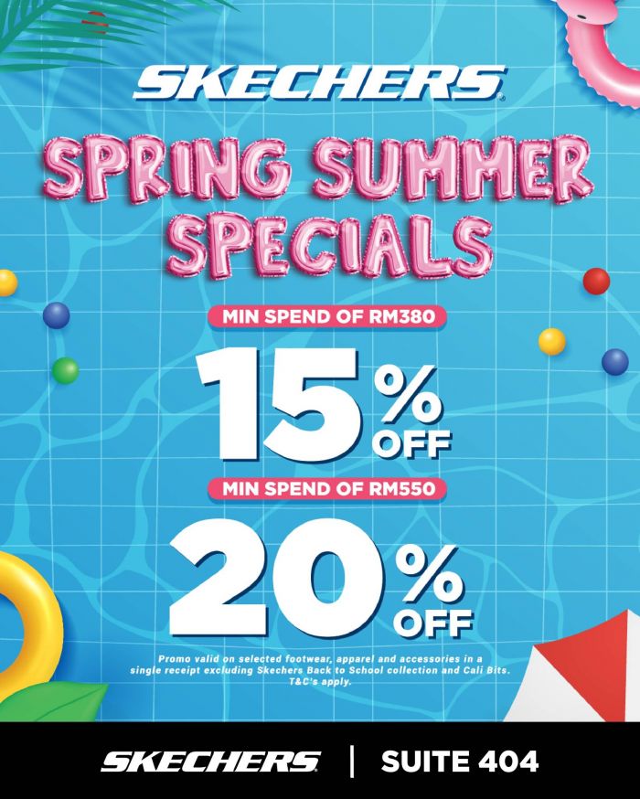 Skechers Johor Premium Outlets Sale: Spring Summer Specials - Up to 20% OFF | 17 Apr - 10 May 2026 Skechers Johor Premium Outlets Sale: Spring Summer Specials - Up to 20% OFF | 17 Apr - 10 May 2026
