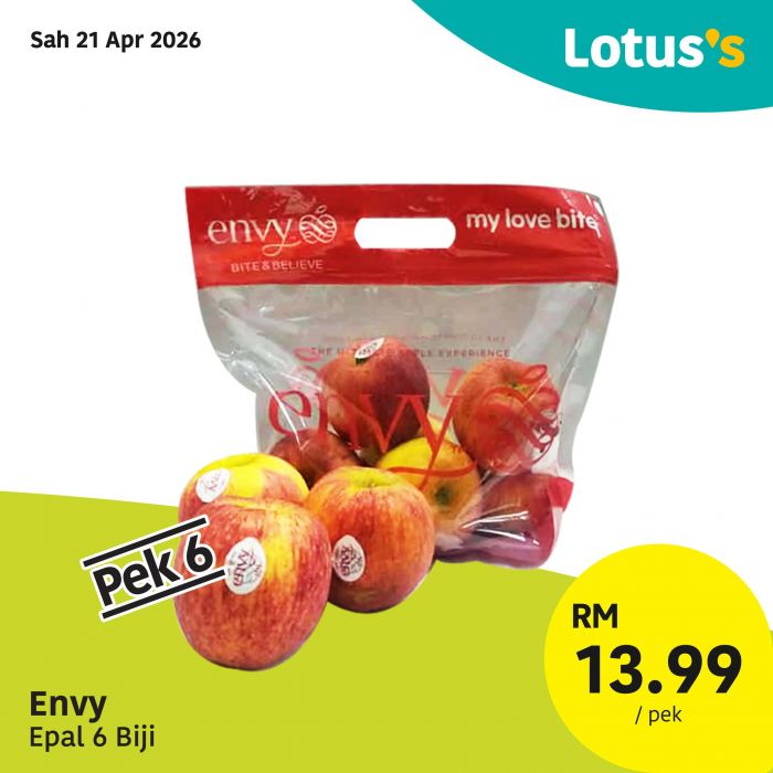 最新 Lotus's 促销 (21-29 Apr 2026):Gila Jimat 优惠 | 买一送一与完整价格表