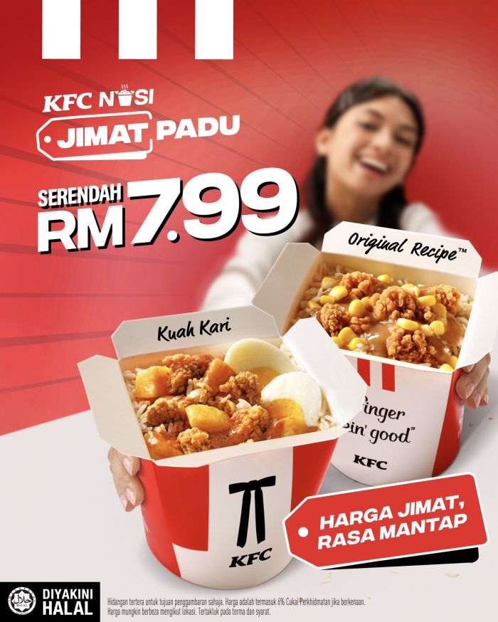 KFC Nasi Padu: Nasi Jimat Padu Menu - From RM7.99 KFC Nasi Padu: Nasi Jimat Padu Menu - From RM7.99