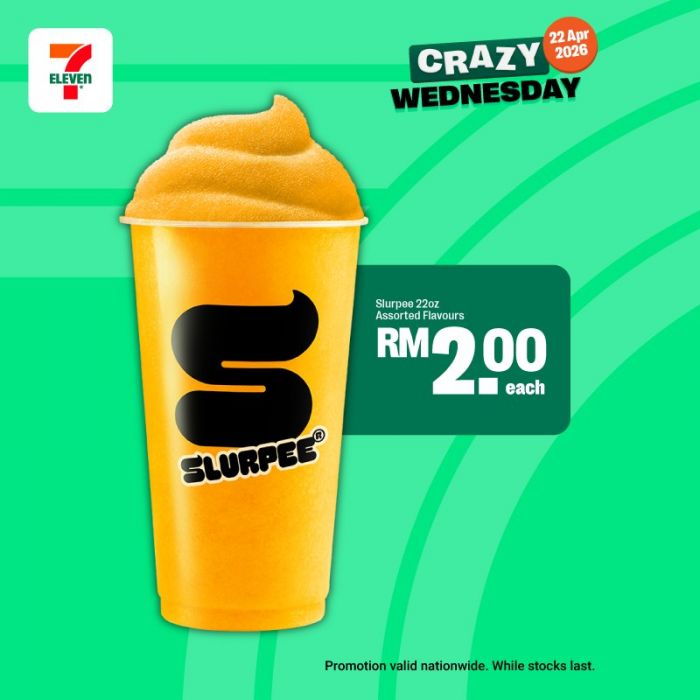 7-Eleven Crazy Wednesday Promotion: Buy 1 Free 1 Cake & Buy 3 Free 1 Curry Puff | 22 April 2026 7-Eleven Crazy Wednesday Promotion: Buy 1 Free 1 Cake & Buy 3 Free 1 Curry Puff | 22 April 2026