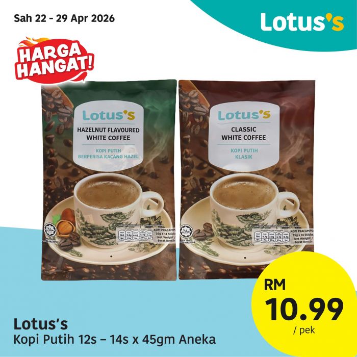 Lotus's Promotion: Promosi Hangat - RM6.99/kg Fresh Chicken & Rice Deals | 22 - 29 April 2026 Lotus's Promotion: Promosi Hangat - RM6.99/kg Fresh Chicken & Rice Deals | 22 - 29 April 2026
