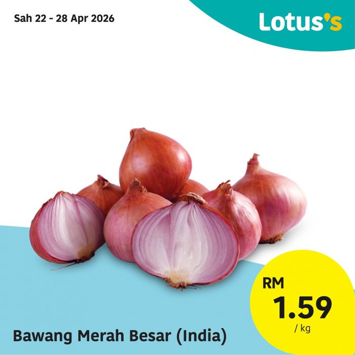 Lotus's Promotion: Promosi Hangat - RM6.99/kg Fresh Chicken & Rice Deals | 22 - 29 April 2026 Lotus's Promotion: Promosi Hangat - RM6.99/kg Fresh Chicken & Rice Deals | 22 - 29 April 2026
