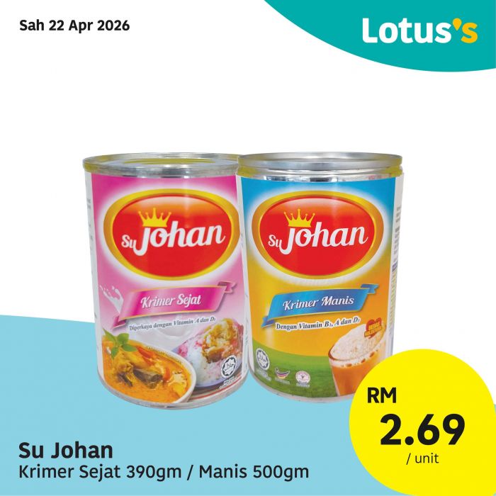 Lotus's Promotion: Promosi Hangat - RM6.99/kg Fresh Chicken & Rice Deals | 22 - 29 April 2026 Lotus's Promotion: Promosi Hangat - RM6.99/kg Fresh Chicken & Rice Deals | 22 - 29 April 2026