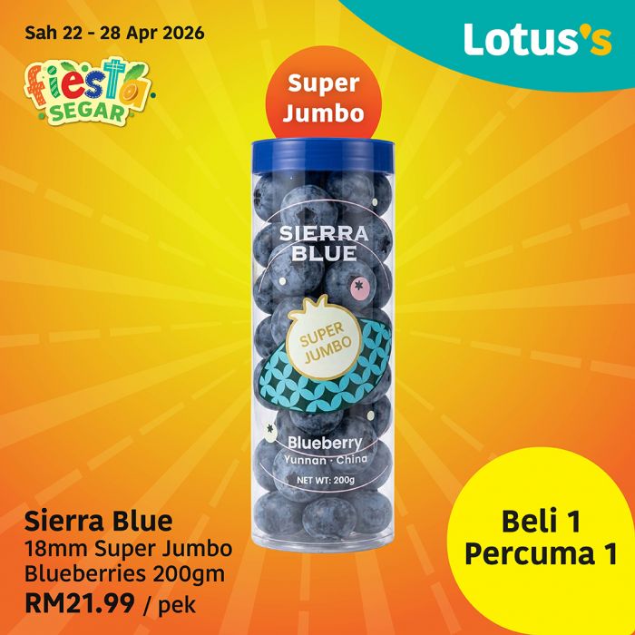 最新 Lotus's 促销 (2026年4月22日-28日):Fiesta Segar | 买一送一狂欢