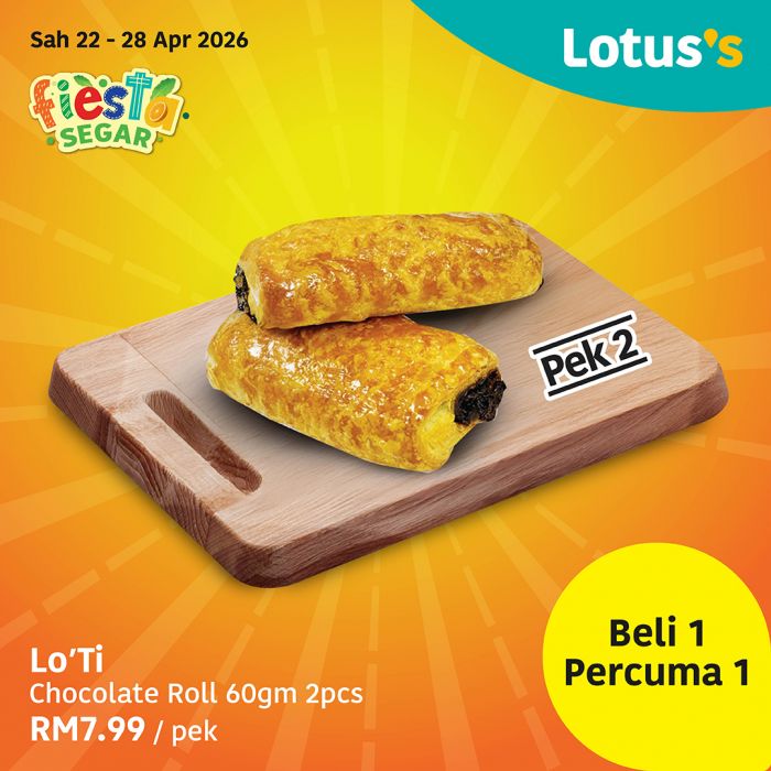 最新 Lotus's 促销 (2026年4月22日-28日):Fiesta Segar | 买一送一狂欢