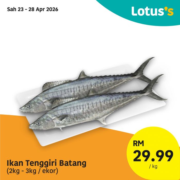 最新 Lotus's 促销 (至 2026年5月6日):Harga Hangat 特价 | 买炸鸡块送食油与超值特价