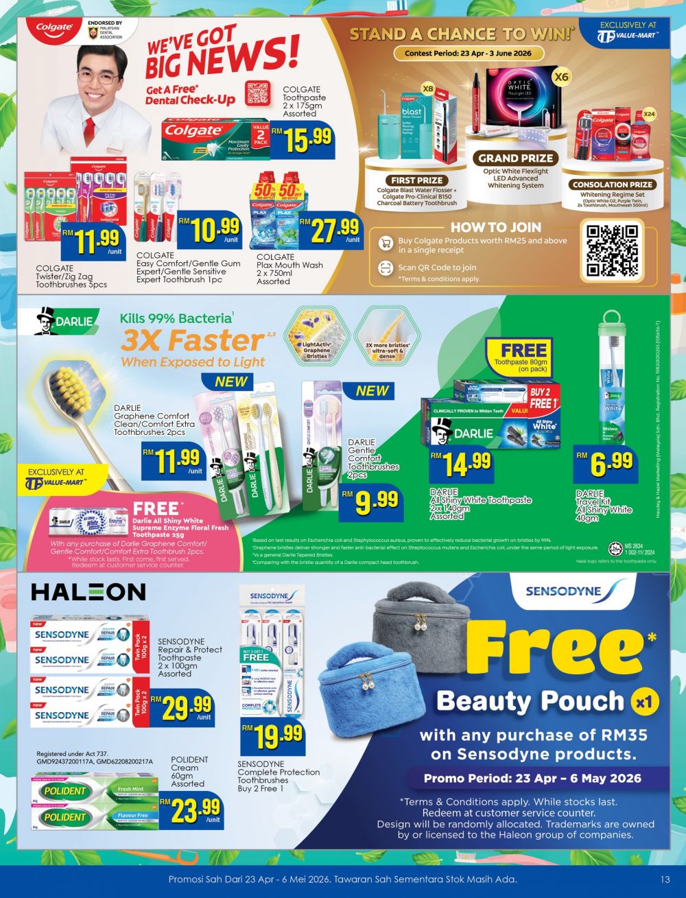 最新 TF Value-Mart 促销 (至 2026年5月6日):Big Savings Big Smile | 附PWP特价与赢取RM50,000奖品