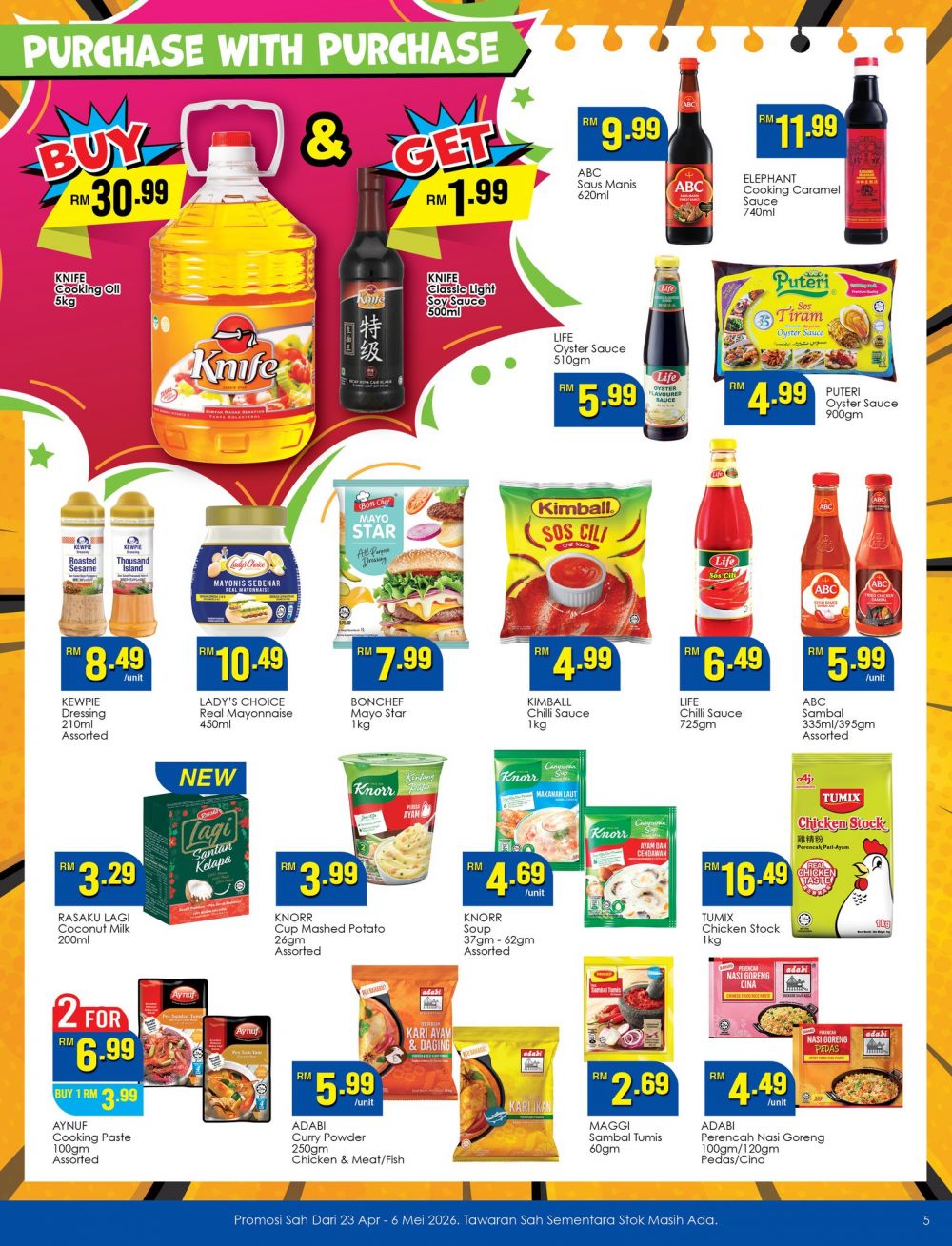 最新 TF Value-Mart 促销 (至 2026年5月6日):Big Savings Big Smile | 附PWP特价与赢取RM50,000奖品