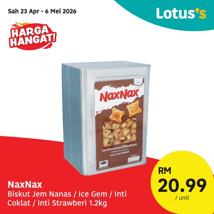最新 Lotus's 促销 (至2026年5月6日):Harga Hangat Deals | 杂货超值特价低至RM1.95