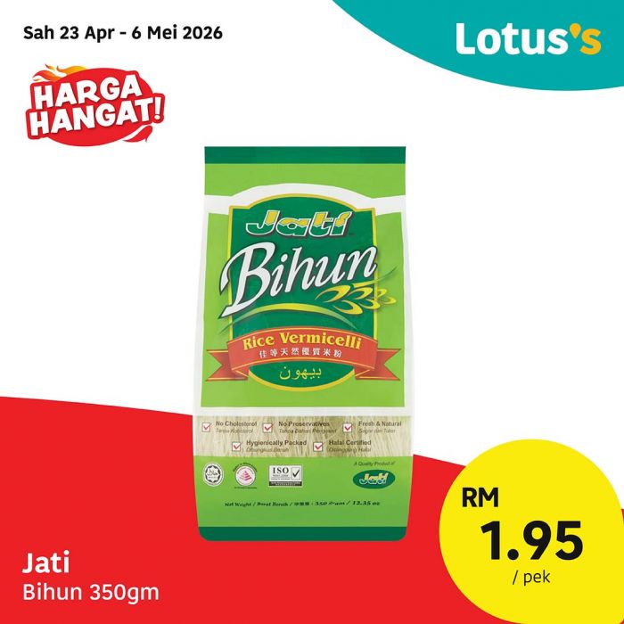 最新 Lotus's 促销 (至2026年5月6日):Harga Hangat Deals | 杂货超值特价低至RM1.95