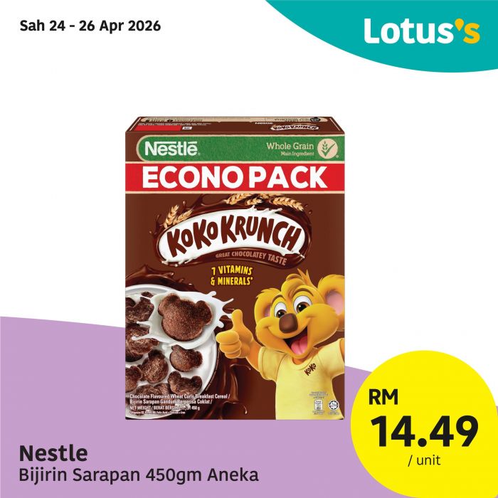 最新 Lotus's 促销 (24日至5月6日):Pasti Berbaloi 优惠 | 超值特价清单