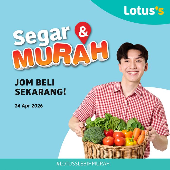 Lotus's Promotion: Segar & Murah - Buy 1 Free 1 Celina Pears | 24-28 Apr 2026 Lotus's Promotion: Segar & Murah - Buy 1 Free 1 Celina Pears | 24-28 Apr 2026
