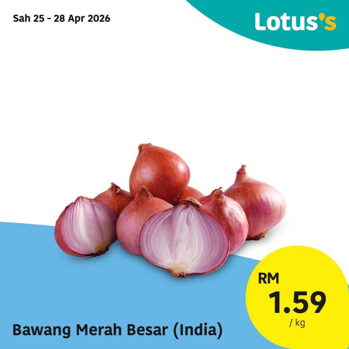最新 Lotus's 促销 (2026年4月25日-5月6日):Murah Betul Deals | 附完整价格表