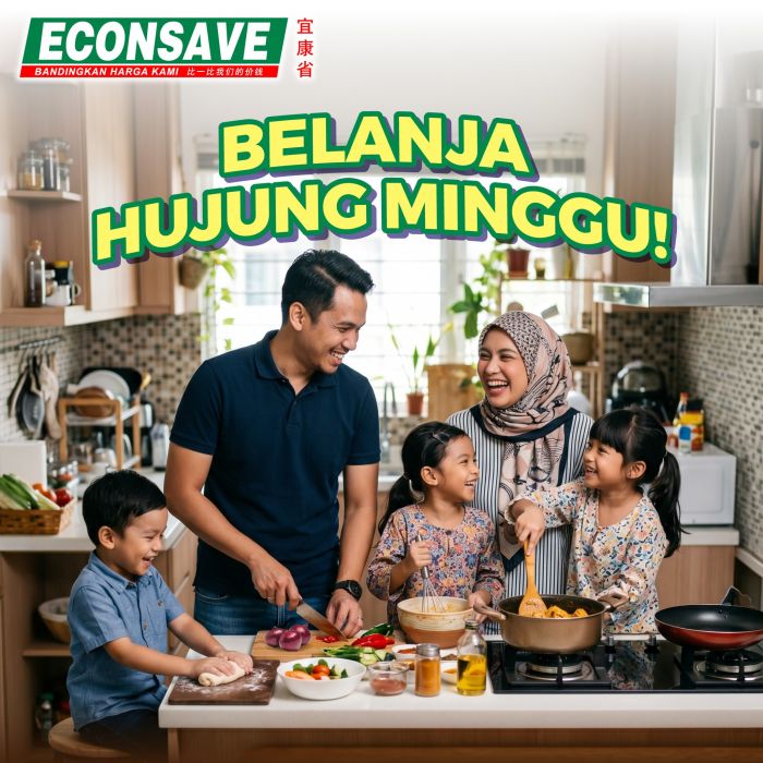 Econsave Promotion: Belanja Hujung Minggu - Fresh Groceries from RM1.39 | 25 April - 5 May 2026 Econsave Promotion: Belanja Hujung Minggu - Fresh Groceries from RM1.39 | 25 April - 5 May 2026
