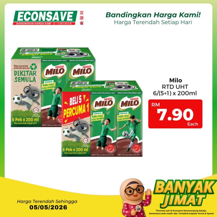 最新 Econsave 促销 (至 2026年5月5日):Banyak Jimat 日常杂货大减价 | 附完整价格表