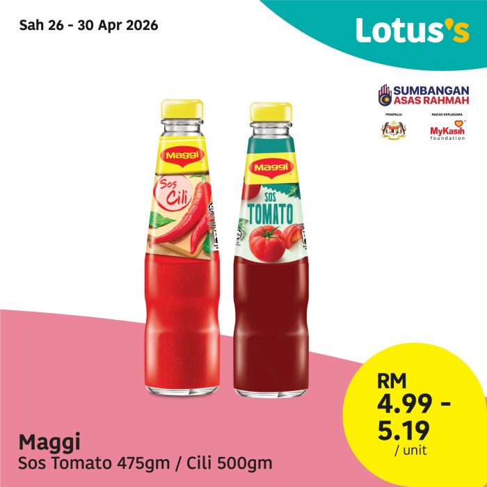 最新 Lotus's 促销 (2026年4月26日起):Untung Besar 大减价 | 净鸡只需RM7.49/kg