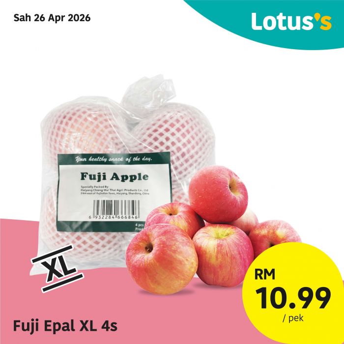 最新 Lotus's 促销 (2026年4月26日起):Untung Besar 大减价 | 净鸡只需RM7.49/kg