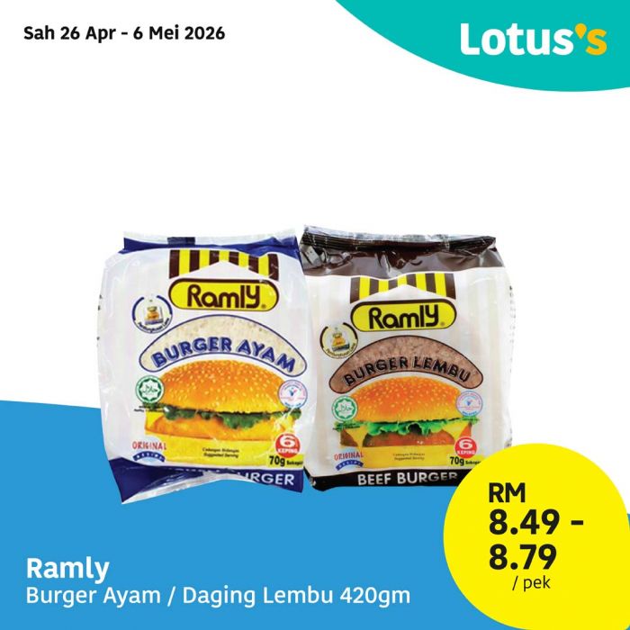 最新 Lotus's 促销 (2026年4月26日起):Janji Semua Sukaaa! | 面包与冰淇淋买一送一