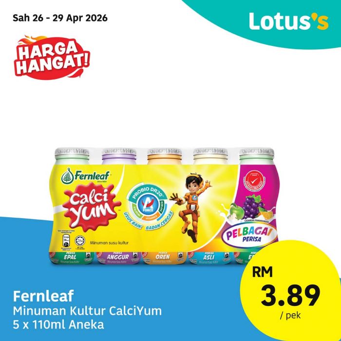 最新 Lotus's 促销 (2026年4月26日起):Janji Semua Sukaaa! | 面包与冰淇淋买一送一