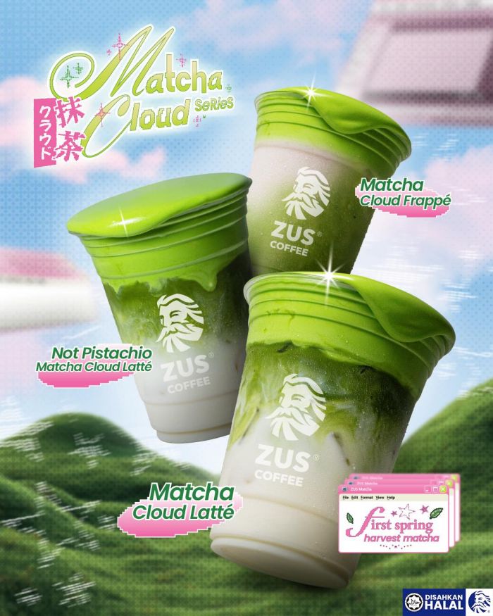 ZUS Coffee ZUS Matcha Cloud Series: New Menu Launch - First Spring Harvest Matcha | April 2026 ZUS Coffee ZUS Matcha Cloud Series: New Menu Launch - First Spring Harvest Matcha | April 2026