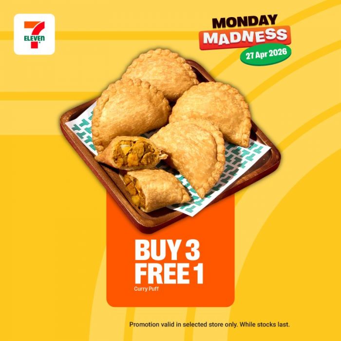 最新 7 Eleven 促销 (4月27日):星期一疯狂大减价 | Magnum雪糕特价与咖喱角买三送一