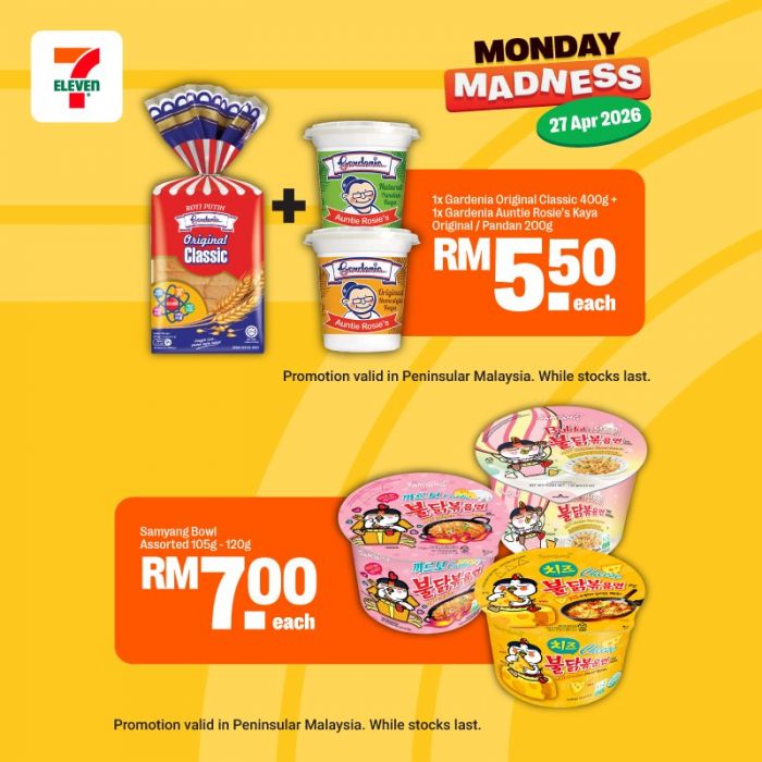 最新 7 Eleven 促销 (4月27日):星期一疯狂大减价 | Magnum雪糕特价与咖喱角买三送一