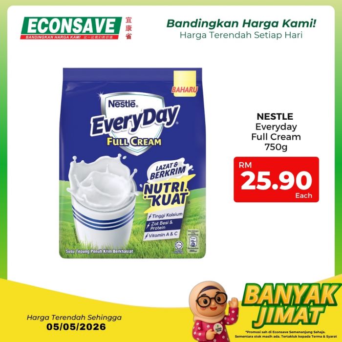 最新 Econsave 促销 (至 2026年5月5日):Banyak Jimat 超级节省 | 附完整价格表与买一送一
