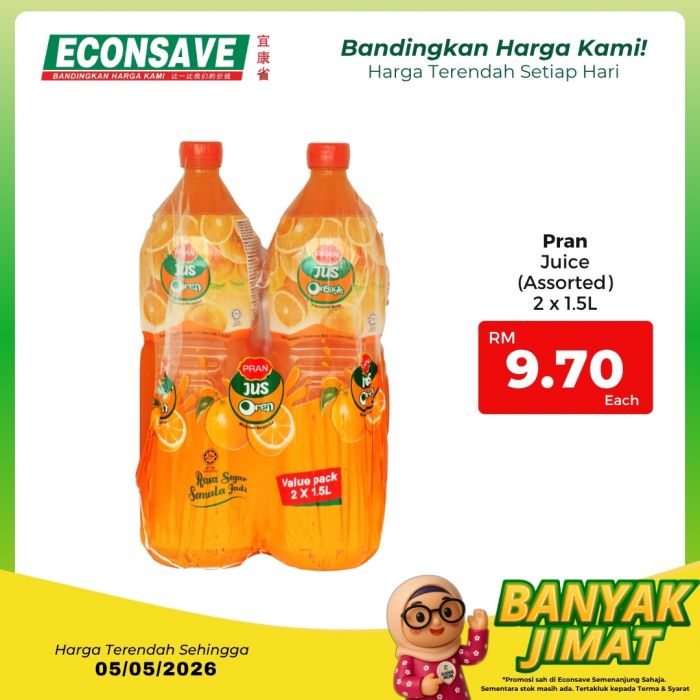 最新 Econsave 促销 (至 2026年5月5日):Banyak Jimat 超级节省 | 附完整价格表与买一送一