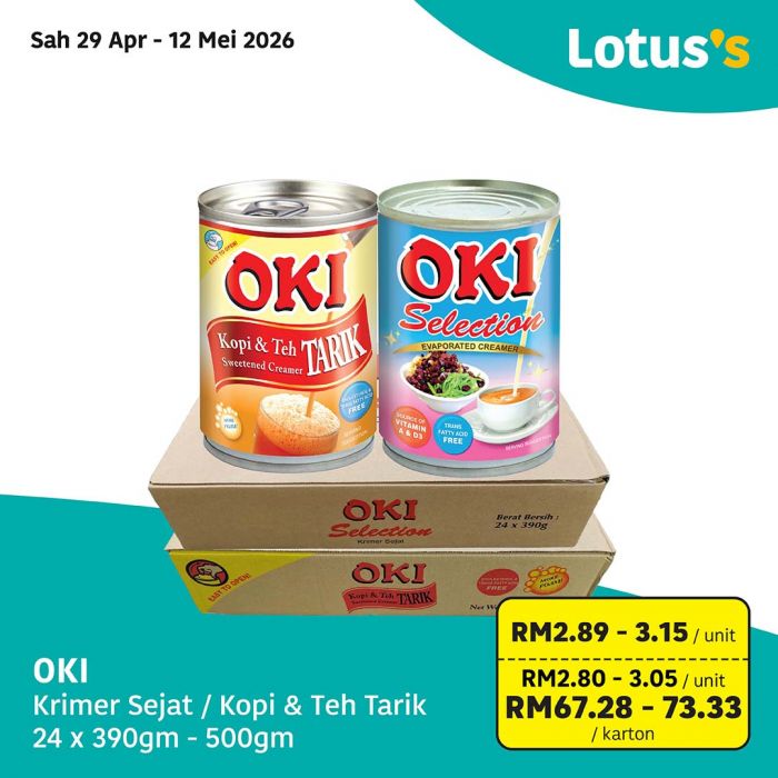 Lotus's Promotion Beli Lebih Untung Lebih: Bulk Deals - Buy 2 Free 1 & 10% OFF | 29 Apr - 12 May 2026 Lotus's Promotion Beli Lebih Untung Lebih: Bulk Deals - Buy 2 Free 1 & 10% OFF | 29 Apr - 12 May 2026