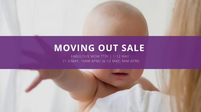 Fabulous Mom Moving Out Sale at TTDI (1 May 2019 - 12 May 2019)