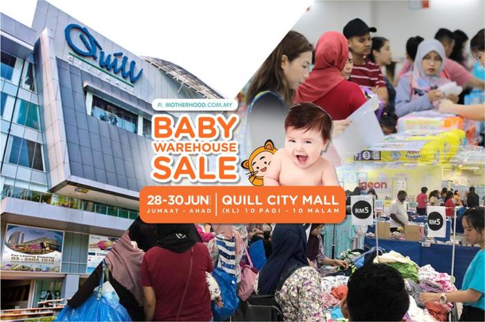 Motherhood Baby Warehouse Sale at Quill City Mall (28 June 2019 - 30 June 2019)
