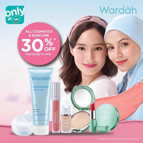 Watsons Wardah Cosmetics & Skincare 30 OFF Promotion (valid until 9