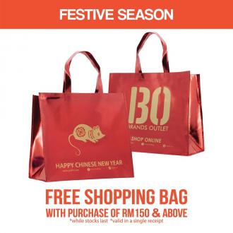 Brands Outlet Chinese New Year Promotion FREE Shopping Bag (1 January 2020 onwards)