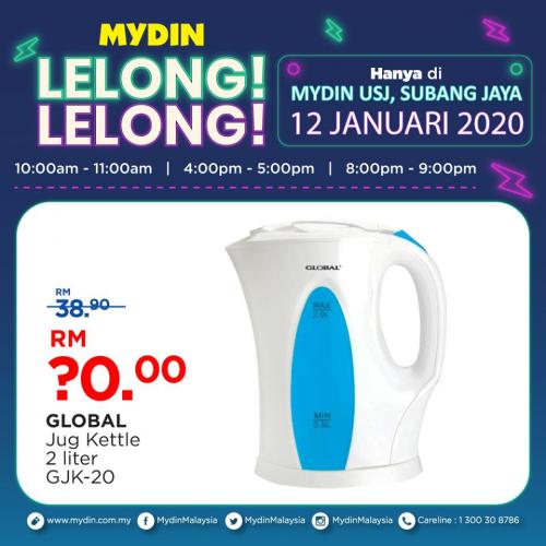 MYDIN USJ Subang Jaya Lelong Lelong Promotion (12 Jan 2020)