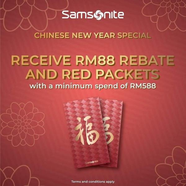 Samsonite CNY Sale at Genting Highlands Premium Outlets (14 Jan 2020 - 9 Feb 2020)
