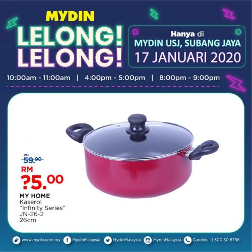MYDIN USJ Subang Jaya Lelong Lelong Promotion (17 Jan 2020)