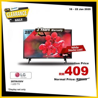 COURTS Balik Kampung Clearance Sale (16 January 2020 - 22 January 2020)