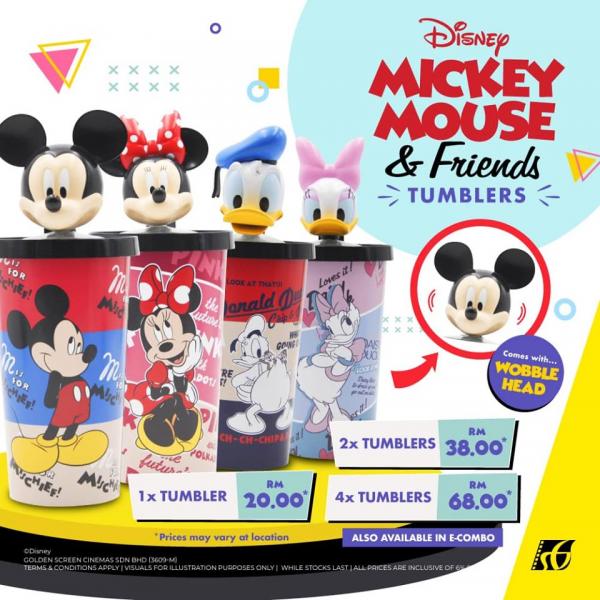GSC Disney Mickey Mouse & Friends Tumblers Combo Sale (16 Jan 2020 onwards)