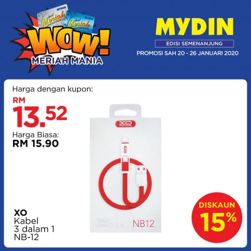 MYDIN Meriah Mania Coupons Promotion (20 Jan 2020 - 26 Jan 2020)