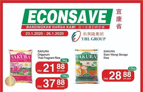 Econsave Rice Promotion (23 Jan 2020 - 26 Jan 2020)
