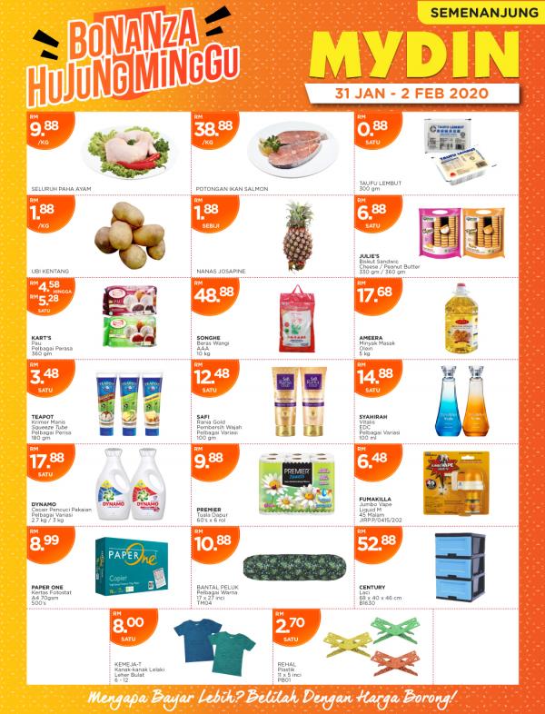 MYDIN Weekend Promotion (31 Jan 2020 - 2 Feb 2020)