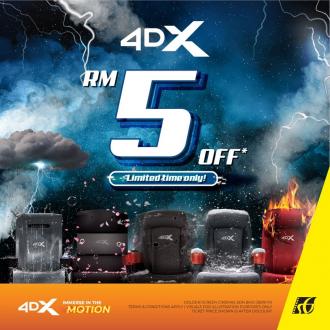 GSC 4DX Tickets RM5 OFF Promotion (30 January 2020 - 15 April 2020)