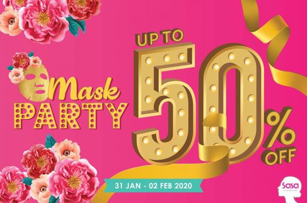 Sasa Mask Sale Up To 50% OFF (31 Jan 2020 - 2 Feb 2020)