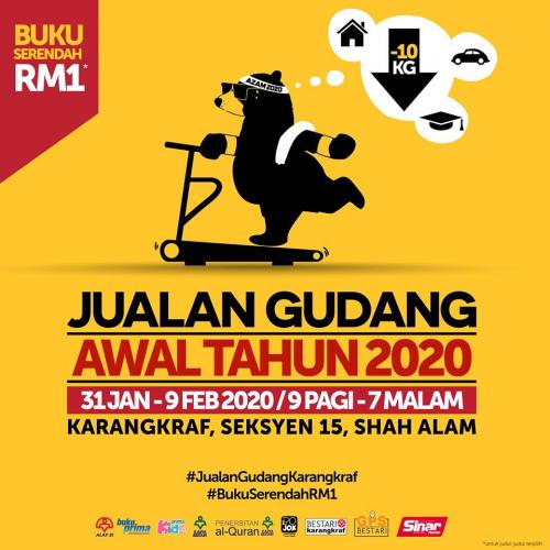 Karangkraf Warehouse Sale at Shah Alam (31 Jan 2020 - 9 Feb 2020)