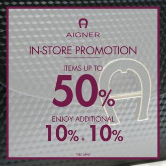 Aigner Special Sale Promotion at Johor Premium Outlets (3 February 2020 - 29 February 2020)
