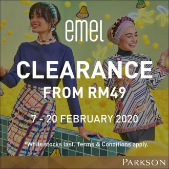 Emel Clearance Sale at Parkson Elite Pavilion (7 February 2020 - 20 February 2020)