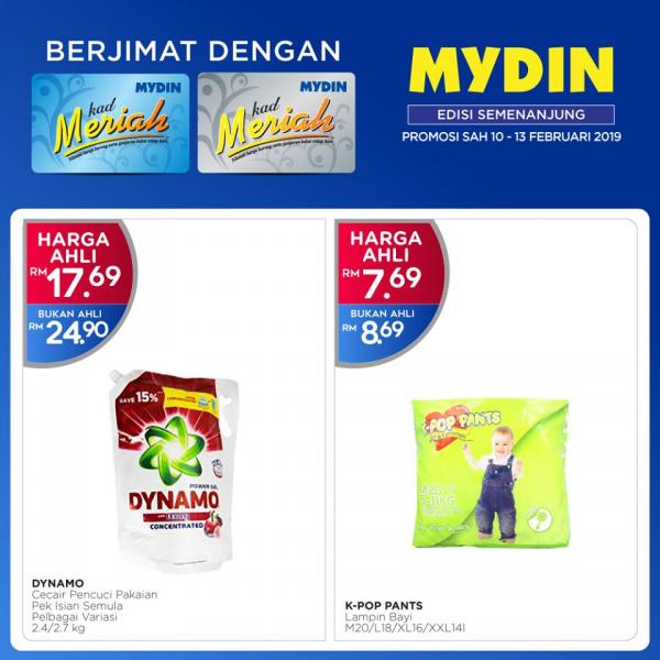 MYDIN Meriah Member Promotion (10 Feb 2020 - 13 Feb 2020)