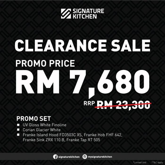 Signature Kitchen Clearance Sale
