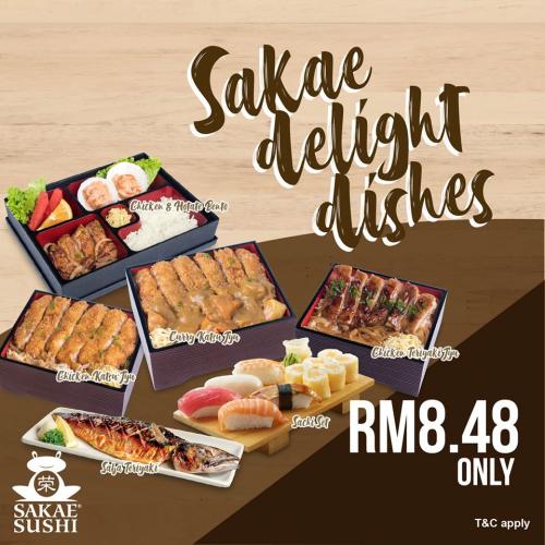 Sakae Sushi Sakae Delight Dishes only RM8.48 Promotion (17 Feb 2020 - 29 Feb 2020)