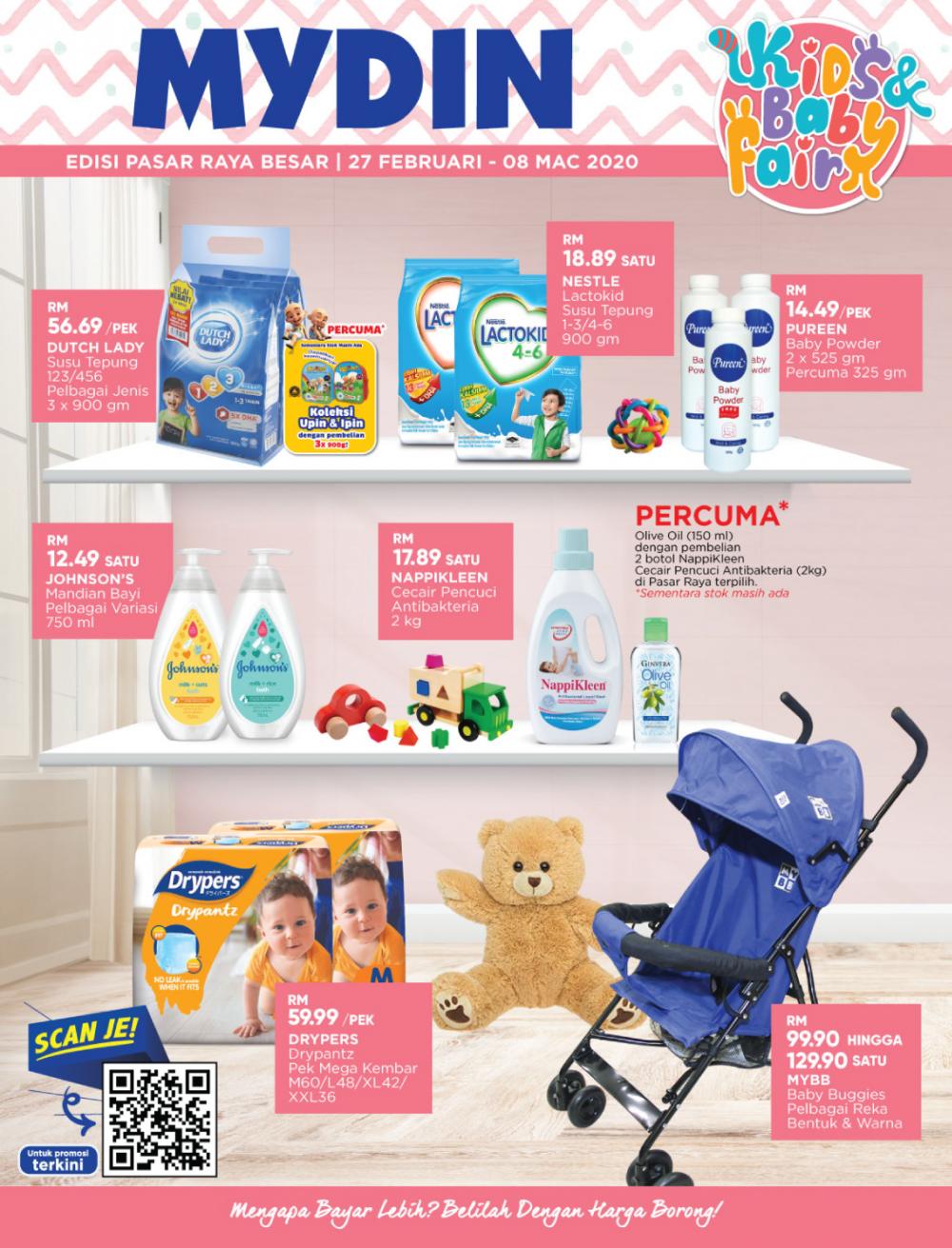 MYDIN Kids & Baby Fair Promotion Catalogue (27 Feb 2020 - 8 Mar 2020)